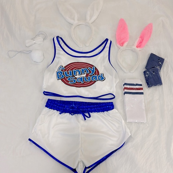 Lola bunny looney tunes Halloween costume 9 pc. set - Picture 1 of 8